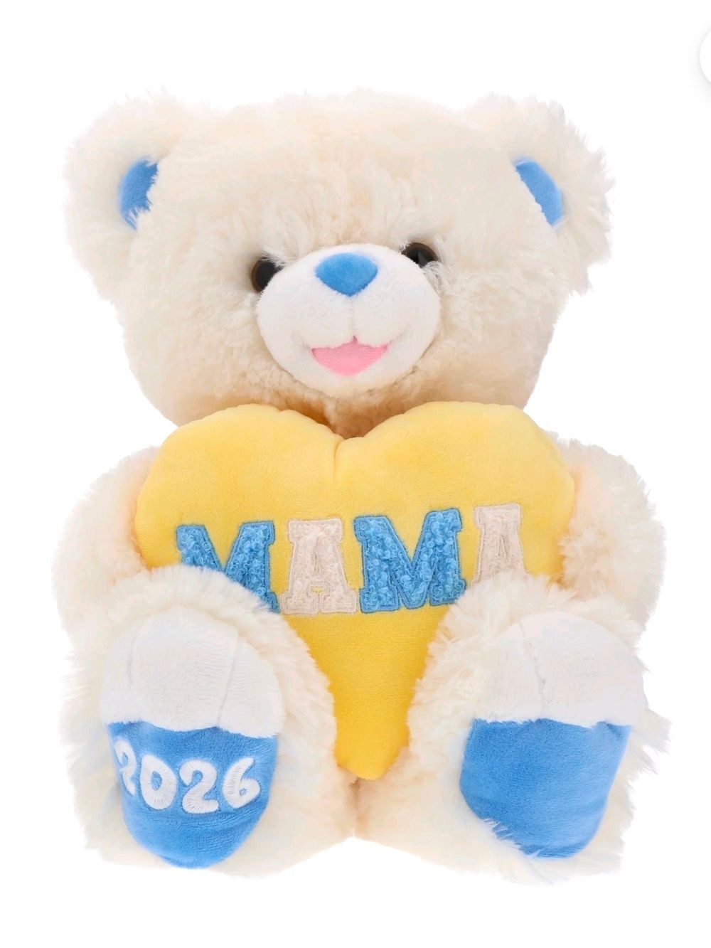 Large Sweetheart Mama 2026 Teddy Bear Plush, Cream, Way To Celebrate NWT
